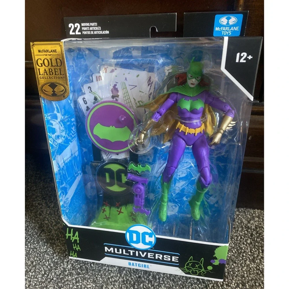 McFarlane DC Multiverse Gold Label Jokerized Batgirl Figure Batman Three Jokers
